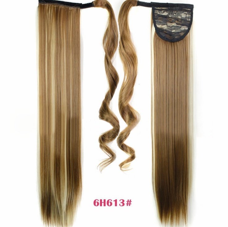 Velcro Wig Ponytail Straight Invisible Hair Extension - Image 4