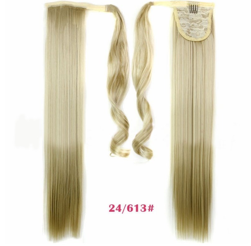 Velcro Wig Ponytail Straight Invisible Hair Extension - Image 8
