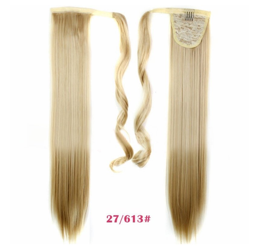 Velcro Wig Ponytail Straight Invisible Hair Extension - Image 7