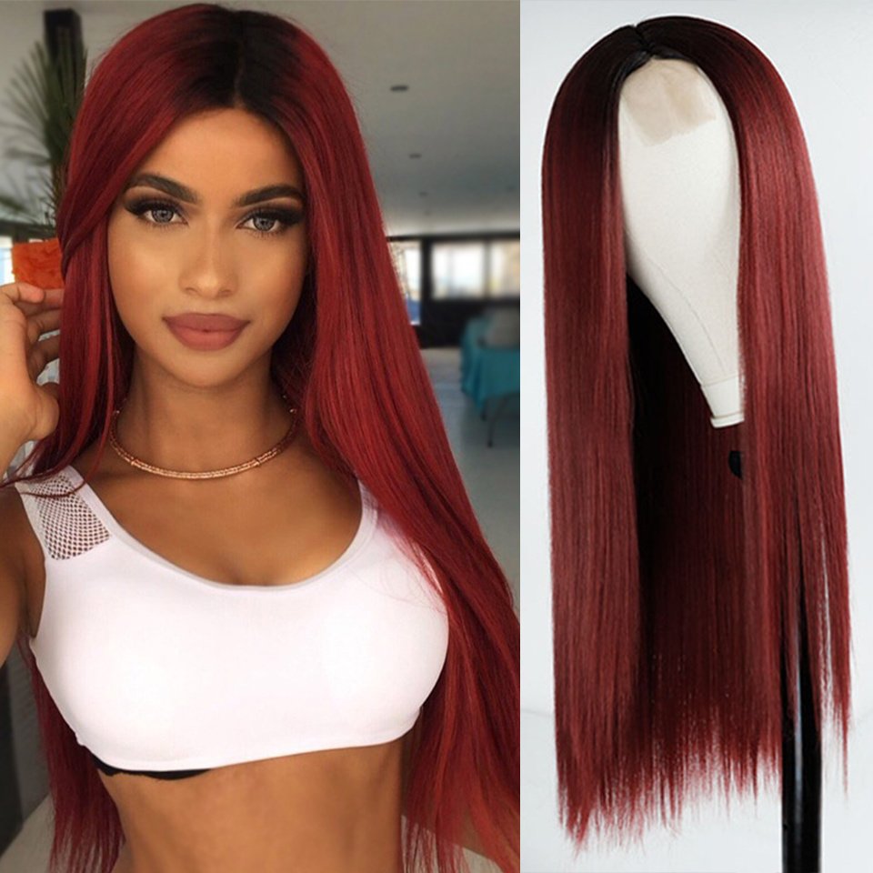 Wigs Fade Into Long Straight Hair - Image 4