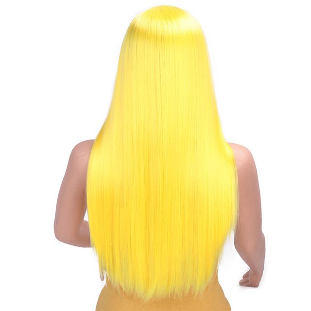 Women's fake long straight hair - Image 3