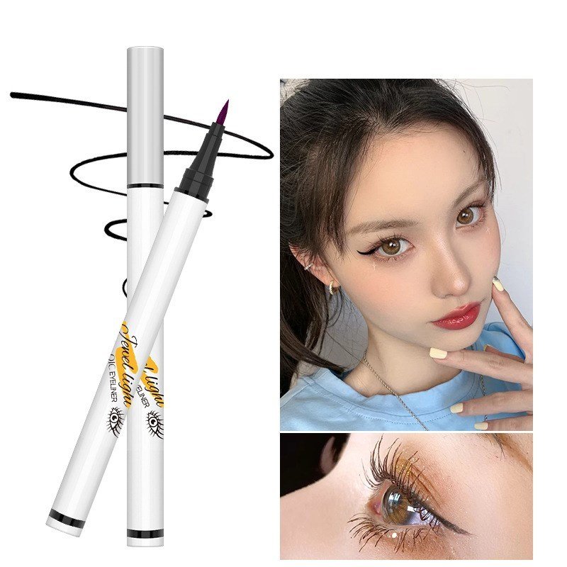 Color Eyeliner Pen Waterproof And Hold Makeup - Image 4