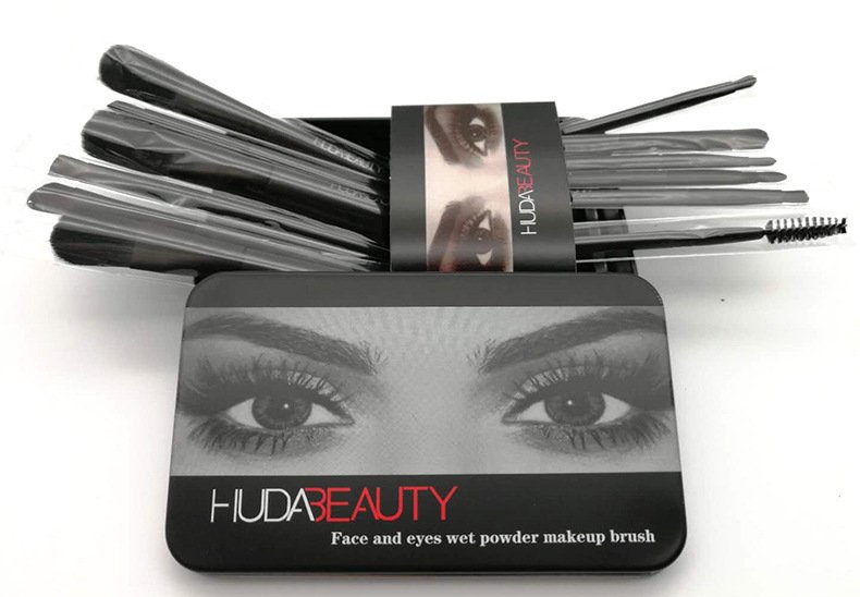 12 makeup brush sets iron box makeup tools makeup tools - Image 6