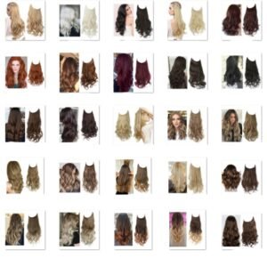 Wig Female Extension Chemical Fiber Long Curly Hair Matte High-temperature Fiber Fishing Thread Wig Set