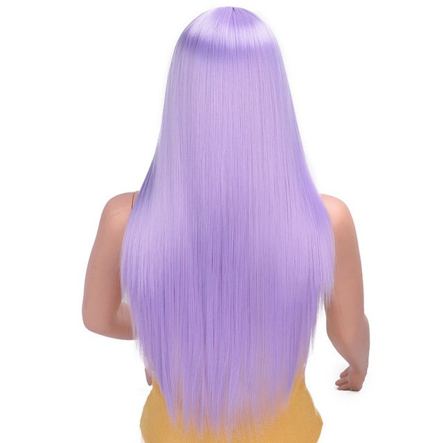 Women's fake long straight hair - Image 2